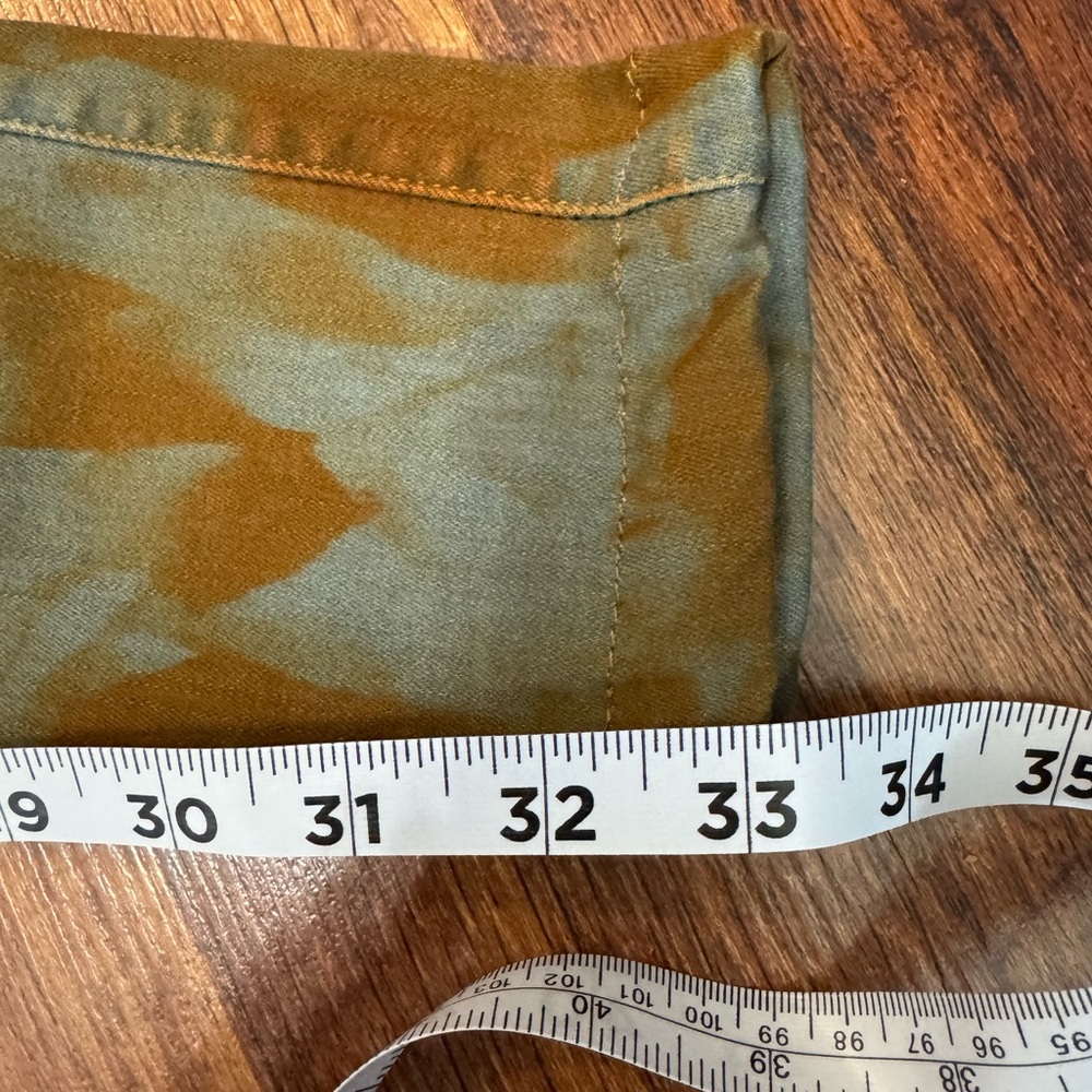 Culture Vulture Men’s Sz 28 Grunge Distressed Skinny Jeans with Embroidered Logo - Picture 8 of 11